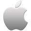 Apple logo icon - Aluminum